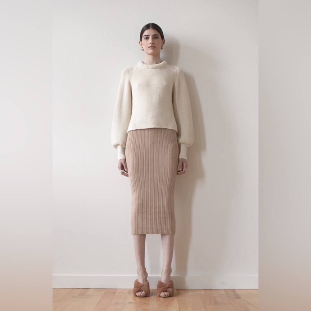 Eleven Six Ava Skirt, Pale Camel